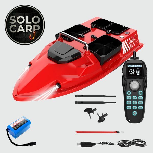 Кораблик для підгодовування Flytec V803 (red) V803-R-30000-1Y фото