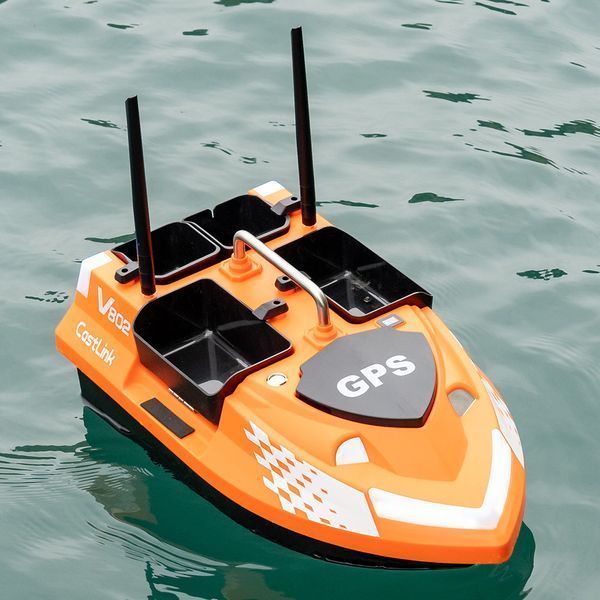 Кораблик для підгодовування Flytec V802 Pro GPS (orange) V802PRO-O-30000-1Y фото