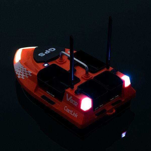 Кораблик для підгодовування Flytec V802 Pro GPS (orange) V802PRO-O-30000-1Y фото