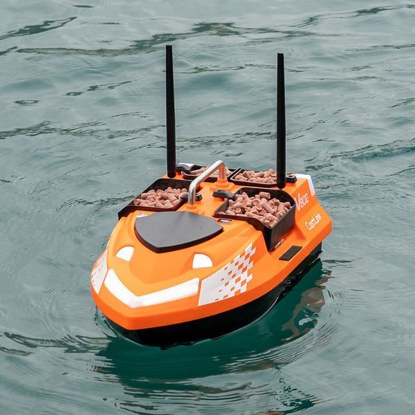 Кораблик для підгодовування Flytec V802 (orange) V802-O-30000-1Y фото