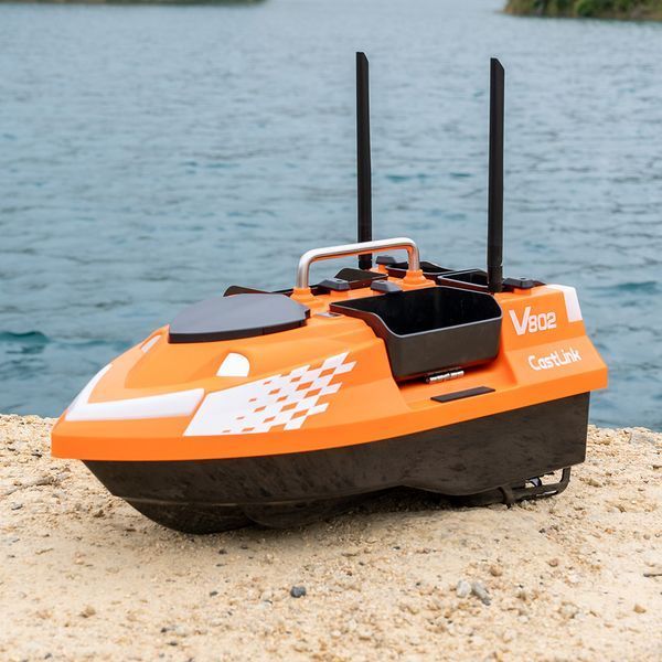 Кораблик для підгодовування Flytec V802 (orange) V802-O-30000-1Y фото