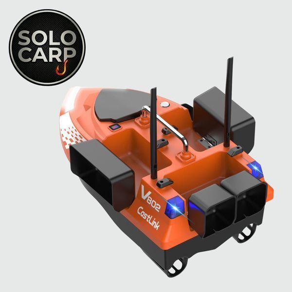 Кораблик для підгодовування Flytec V802 (orange) V802-O-30000-1Y фото
