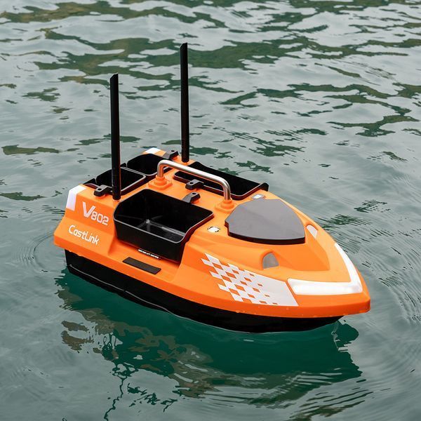 Кораблик для підгодовування Flytec V802 (orange) V802-O-30000-1Y фото